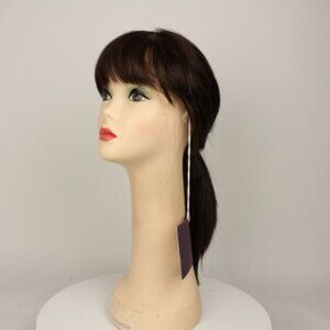 Freeda Ponytail Wig Dark Brown Multi-Directional Skin Top Size L
